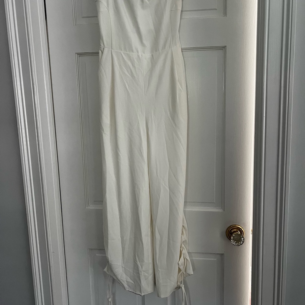 LUCCA Los Angeles White Strapless Jumper